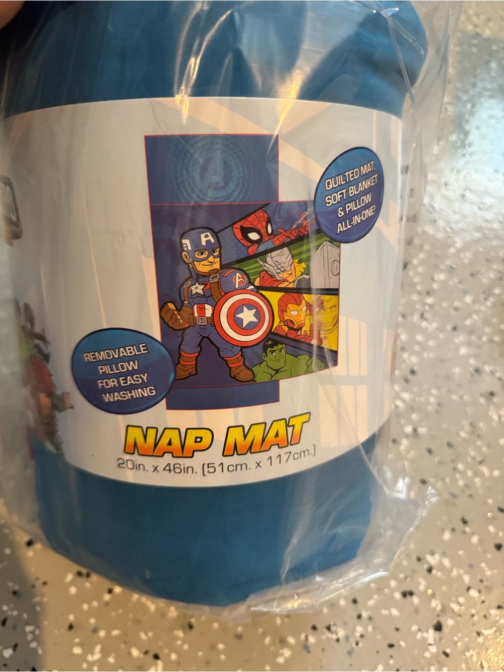 Marvel Super Hero Adventure time Avengers Nap Mat for kids